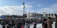 В Усть-Илимске прошли народные гуляния, посвященные Масленице и проводам зимы - Ilim24.Ru