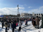 В Усть-Илимске прошли народные гуляния, посвященные Масленице и проводам зимы