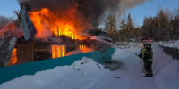03.02.2026. Пожар в районе СНТ «Берёзка» - Ilim24.Ru